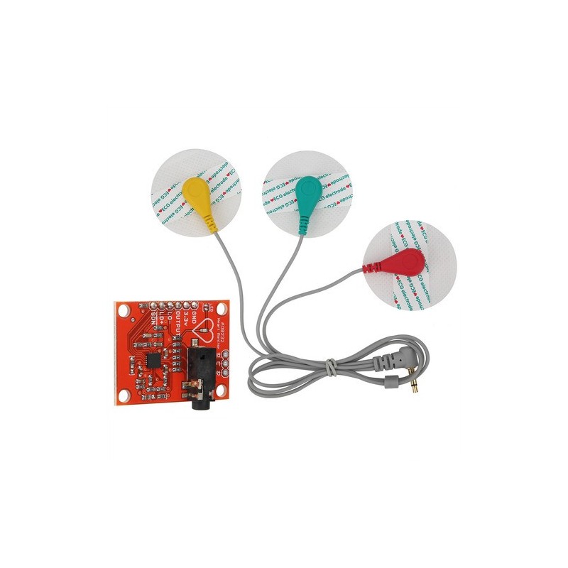 Modulo AD8232 mide pulso cardiaco +  ( latiguillos )