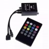 Control Tira Led RGB  Audioritmico NEGRO