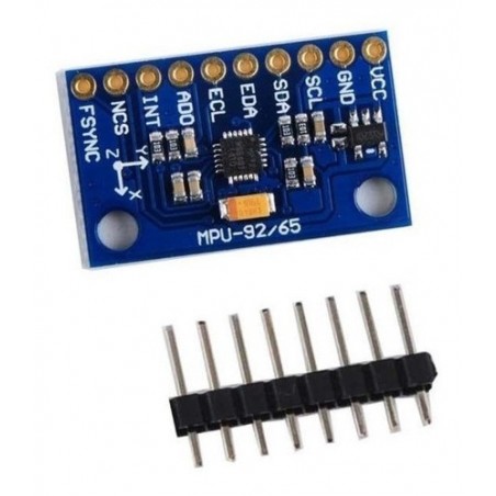 MPU 9265  actitud + girocompás + acelerador + magnetómetro