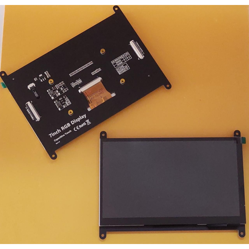 Pantalla LCD touch 7 pulgadas 1024x600 HDMI compatible con Raspberry