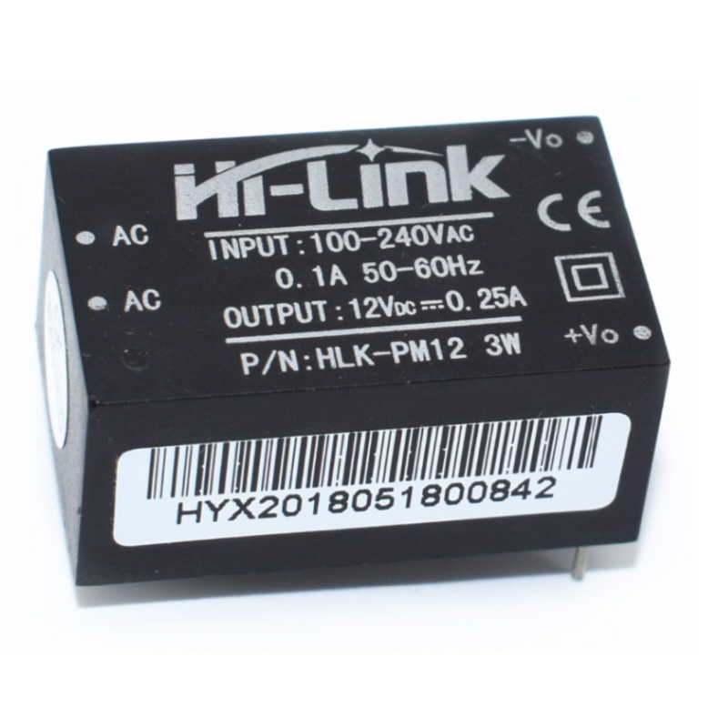 HLK-PM12 Convertidor AC DC Fuente 12V 3W
