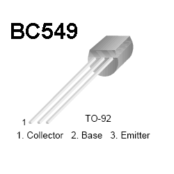 Transistor BC549 100mA 30V