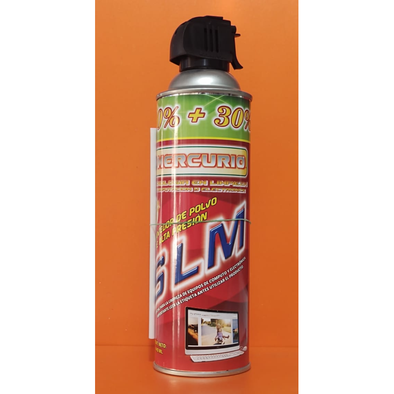 Aire comprimido removedor de polvo Mercurio 440mL