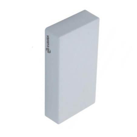 Gabinete de plástico gris c/tapa de 112x57x22mm