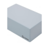 Gabinete de plástico gris c/tapa de 150x99x60mm