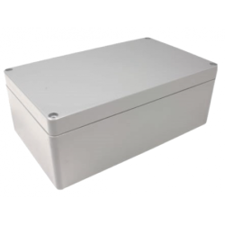 Gabinete de plástico gris...
