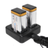 Cargador para pilas Li-ión 9V