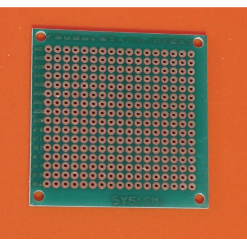 Placa fenólica 5x5cm 1.5mm verde