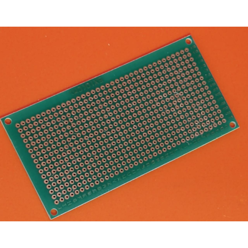 Placa fenólica 5x10cm 1.5mm verde
