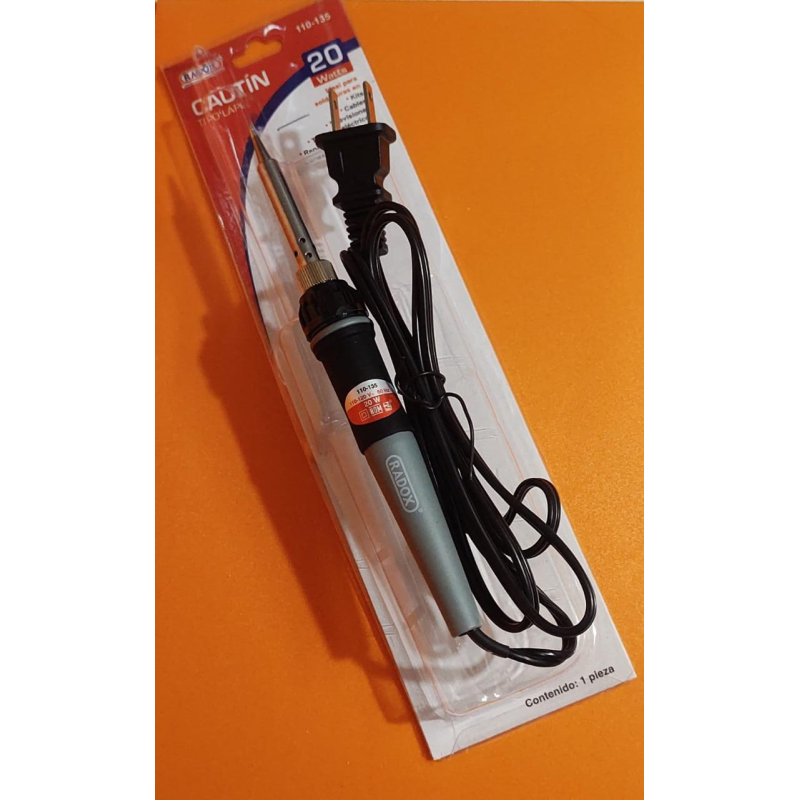 Cautín tipo lápiz 20w gris