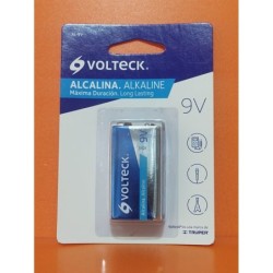 Pila alcalina 9V Volteck