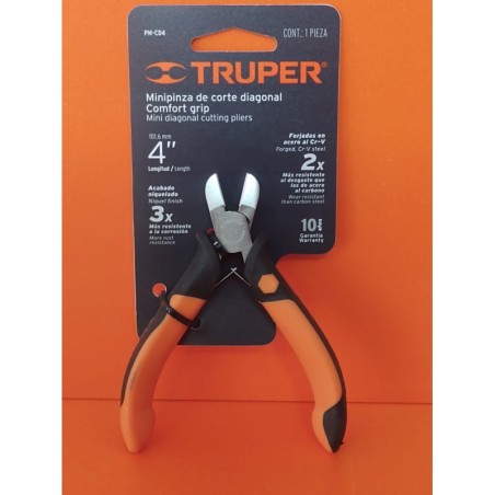 Mini pinza de corte diagonal Truper