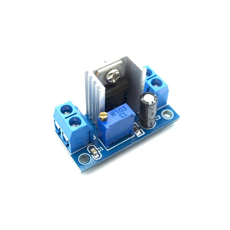 LM 317 T  Módulo  1A  25V