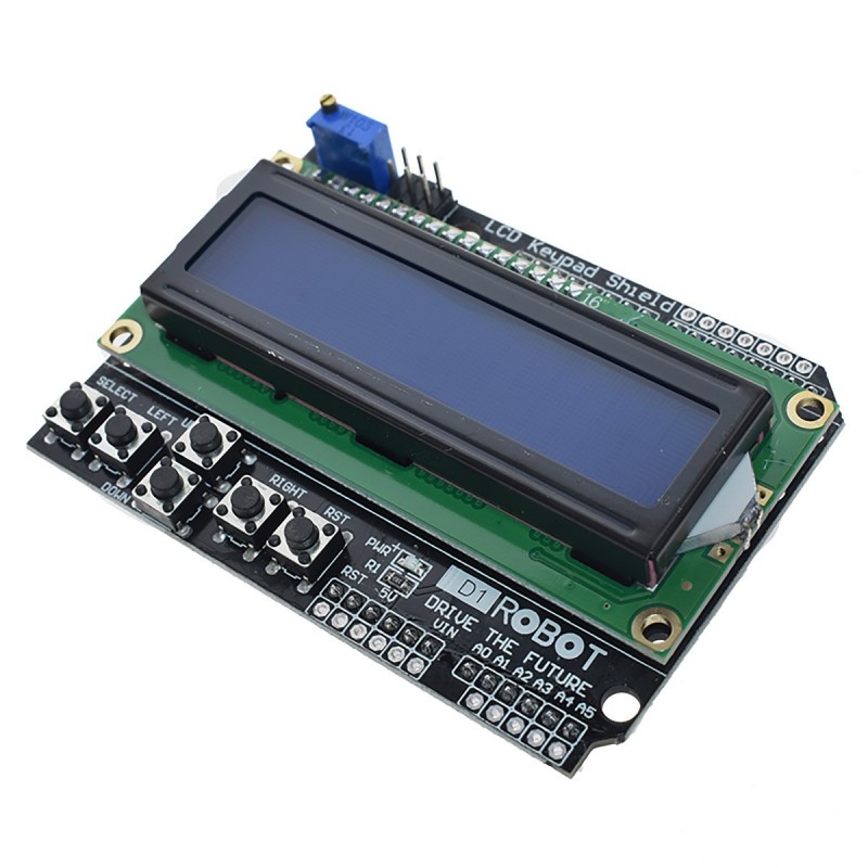 PANTALLA SHIELD LCD AZUL KEYPAD CON Teclado