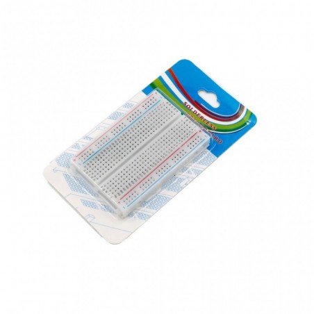 Protoboard 400 puntos Azul mediano
