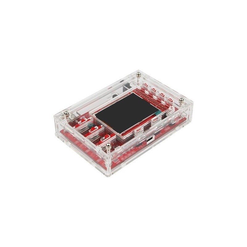 Case Osciloscopio Rojo