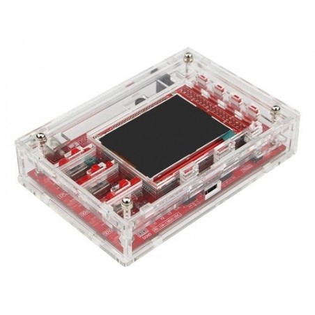 Case Osciloscopio Rojo