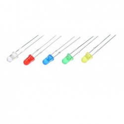 Led Opaco  3mm ( Azul,Rojo,...