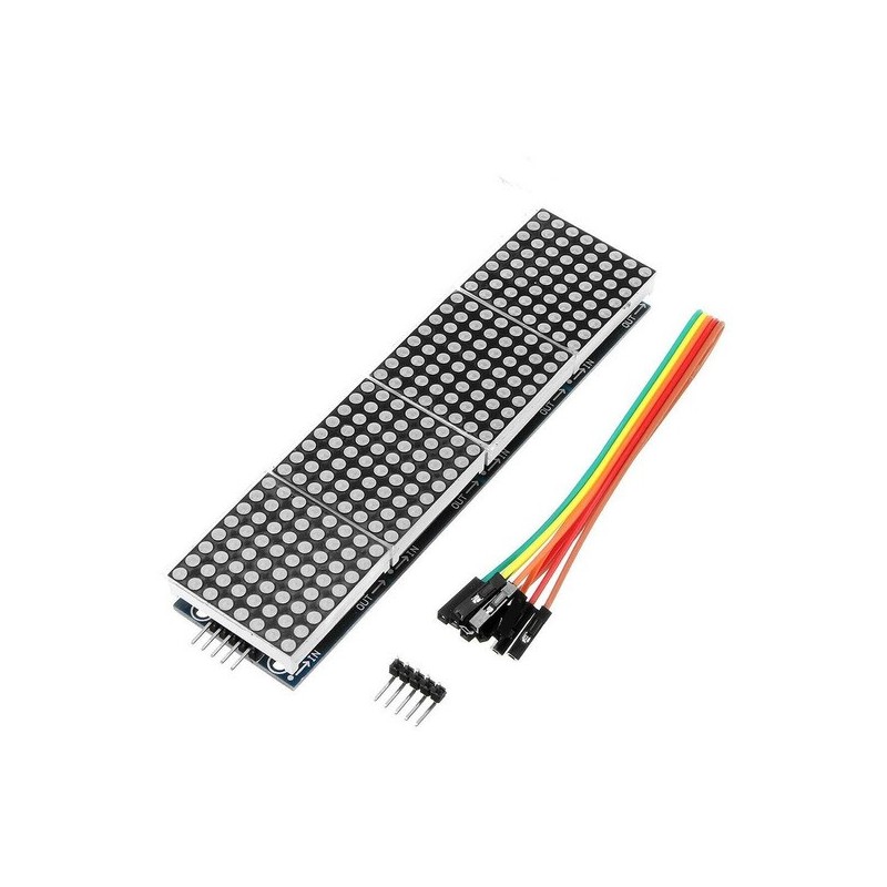 MATRIZ DE LED 8X8 CON MAX7219 LINEAL 4