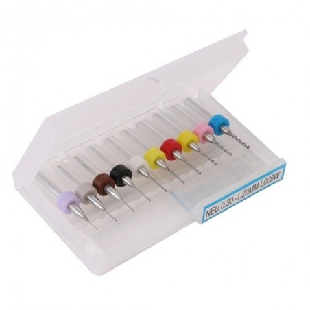 Brocas de Tungsteno 0.3 --1.2 mm    ( set 10 piezas )