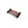 Cable Dupont 10 Cm   ( 40 piezas )  MM-HM- HH