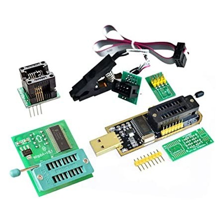 kit Programador USB CH341a Con Clip Sop8 Eprom Burner