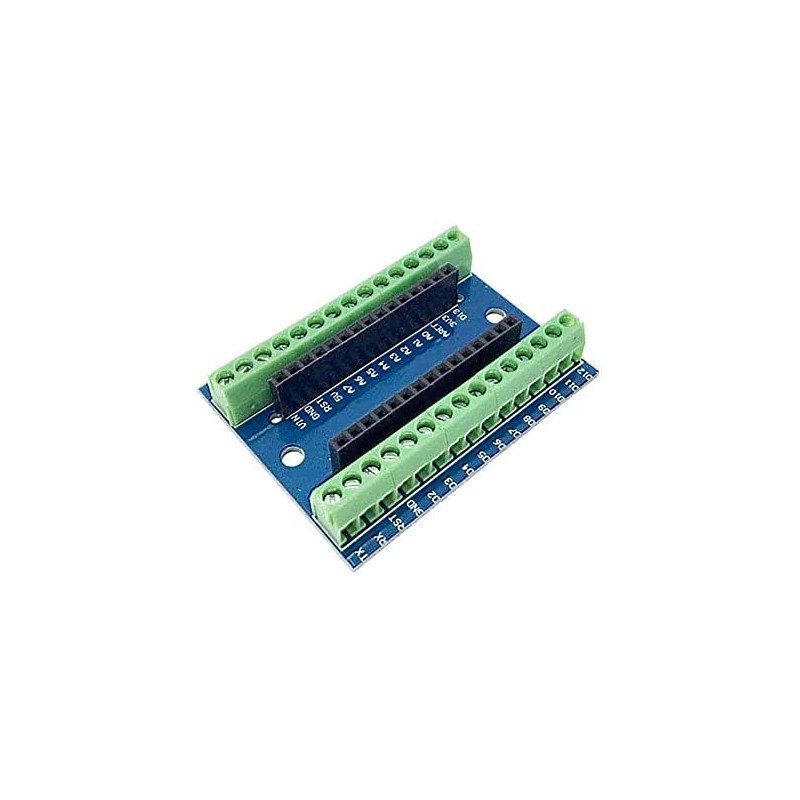 Shield Compatible con Arduino Nano Clemas - Borneras