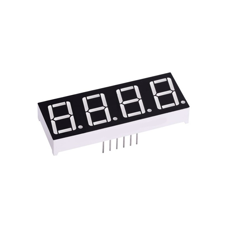 Display 7 segmentos catodo comun  4 Digitos