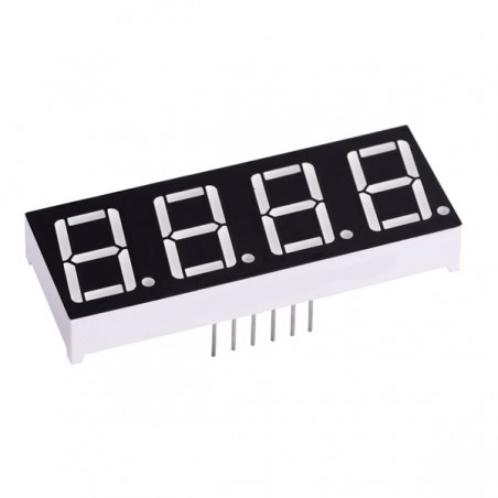 Display 7 segmentos catodo comun  4 Digitos