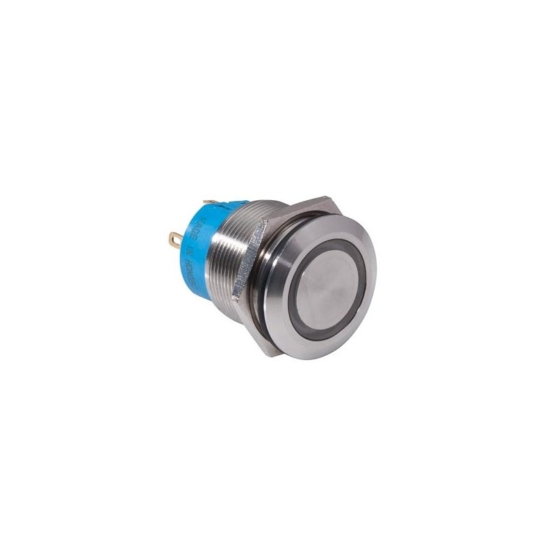 switch boton metal lock  16mm ROJO , AZUL  Y AMARILLO