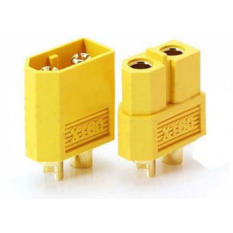 Conector de pila Lipo XT60  ( 1 pieza ) No par