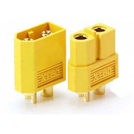 Conector de pila Lipo XT60  ( 1 pieza ) No par