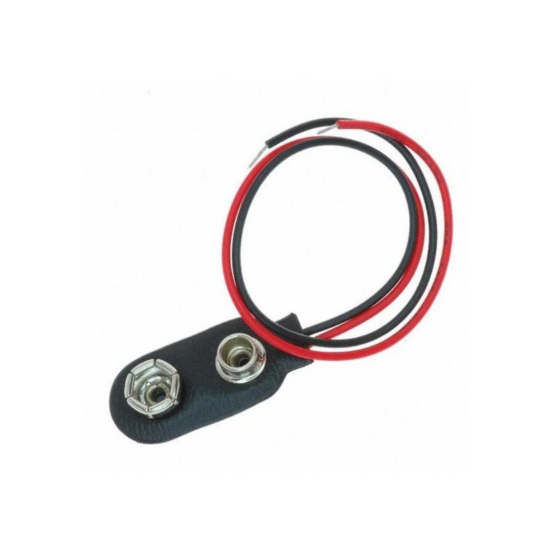 Broche para bateria 9V