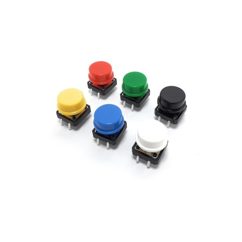Microswitch  Con Boton intercambiable  + Caps