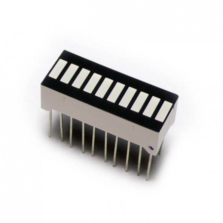 BAR-10UR Barra de 10 led tipo integrado  Rojo Ultrabrillante