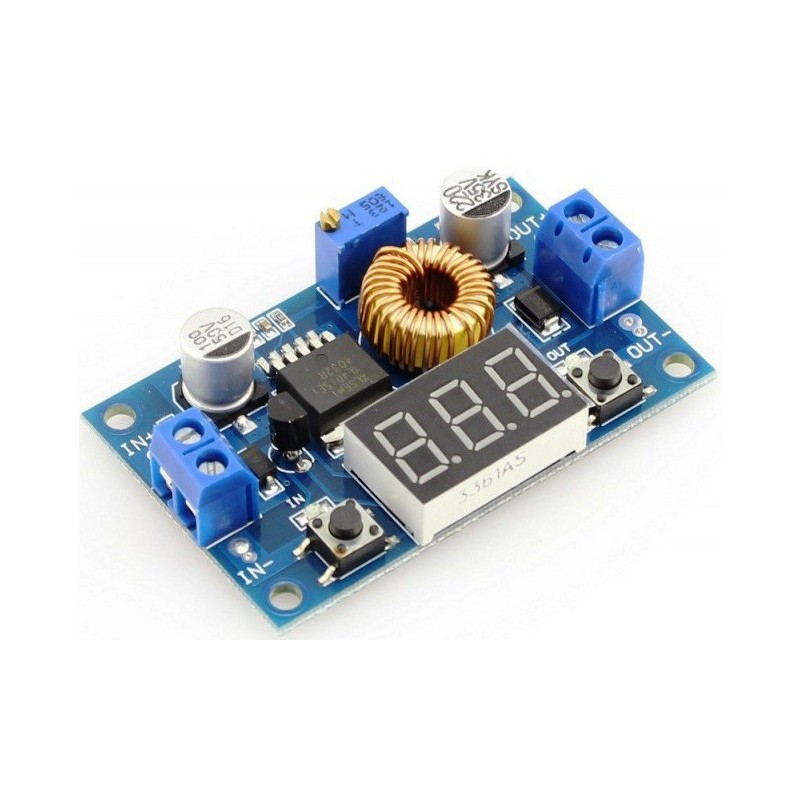 Modulo de carga Step Down XL4015 5A Con medidores
