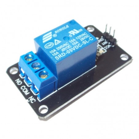1 canal Módulo de relay con optoacoplador.