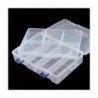Caja organizadora trasparente con charola ( kit de arduino )