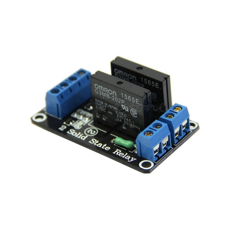 2 Modulo Relay  G3MB-202P  de estado sólido  OMROM Para Arduino 5v