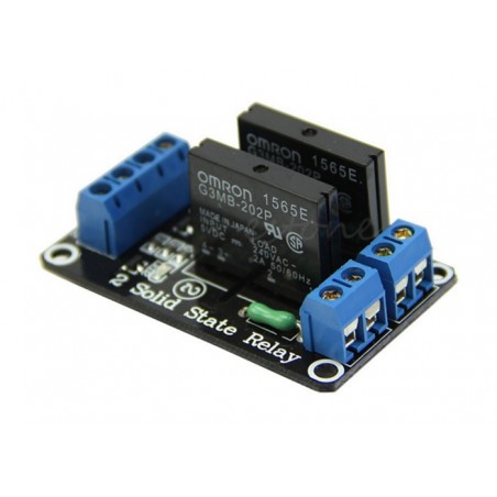 2 Modulo Relay  G3MB-202P  de estado sólido  OMROM Para Arduino 5v