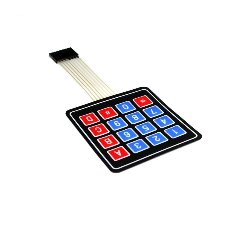 TECLADO MATRICIAL 16 de membrana del teclado