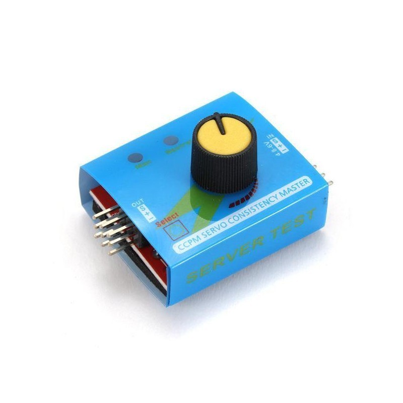 Control de Servos TESTER Azul