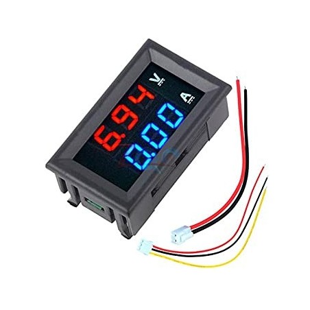Voltmetro Amperímetro  0-10A 0-100VCD