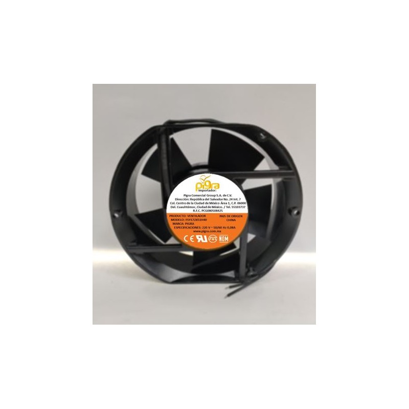 VENTILADOR PIGRA 172X150X51MM 220V