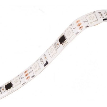 Tira led pixel 5 m RGB FLASH 60 LEDS 12v ( incluye control )